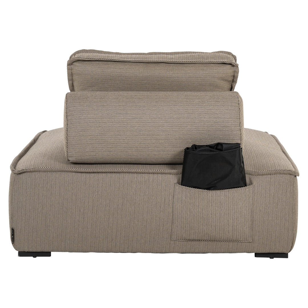 Outdoor lounge chair Jondal taupe