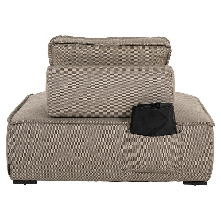 Outdoor lounge chair Jondal taupe