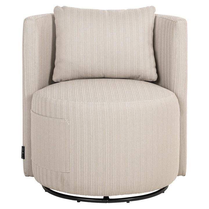 Outdoor dining chair Marlin beige swivel