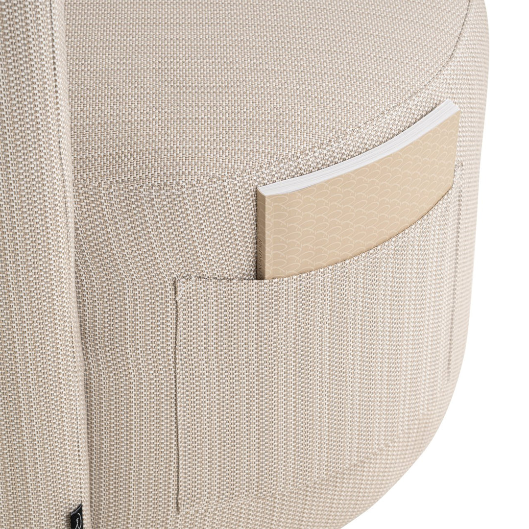 Outdoor dining chair Marlin beige swivel