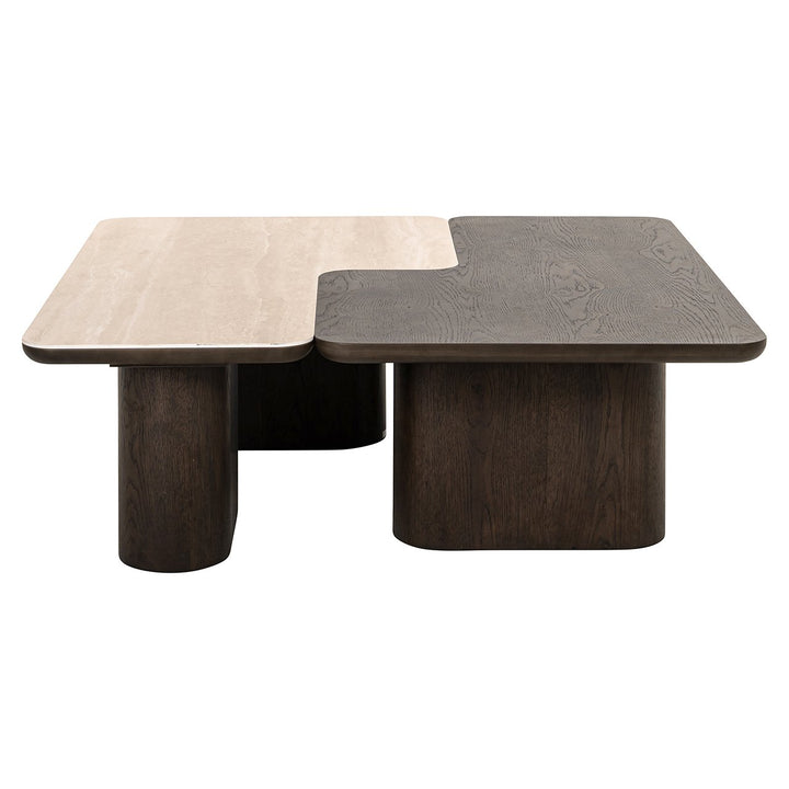 Richmond Interiors Salontafel Nando - Bruin (Set van 2)