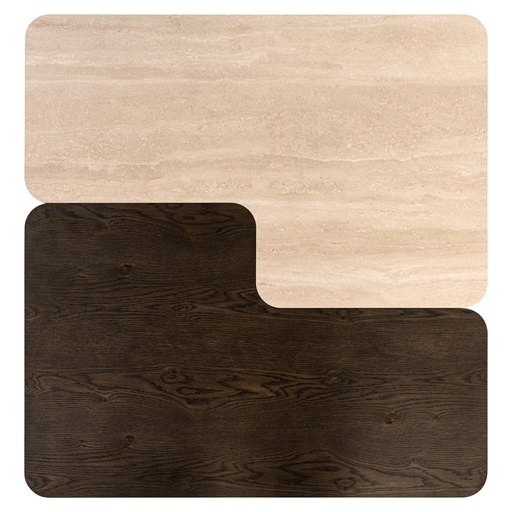 Richmond Interiors Salontafel Nando - Bruin (Set van 2)