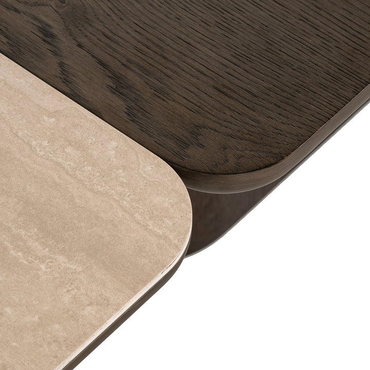 Richmond Interiors Salontafel Nando - Bruin (Set van 2)