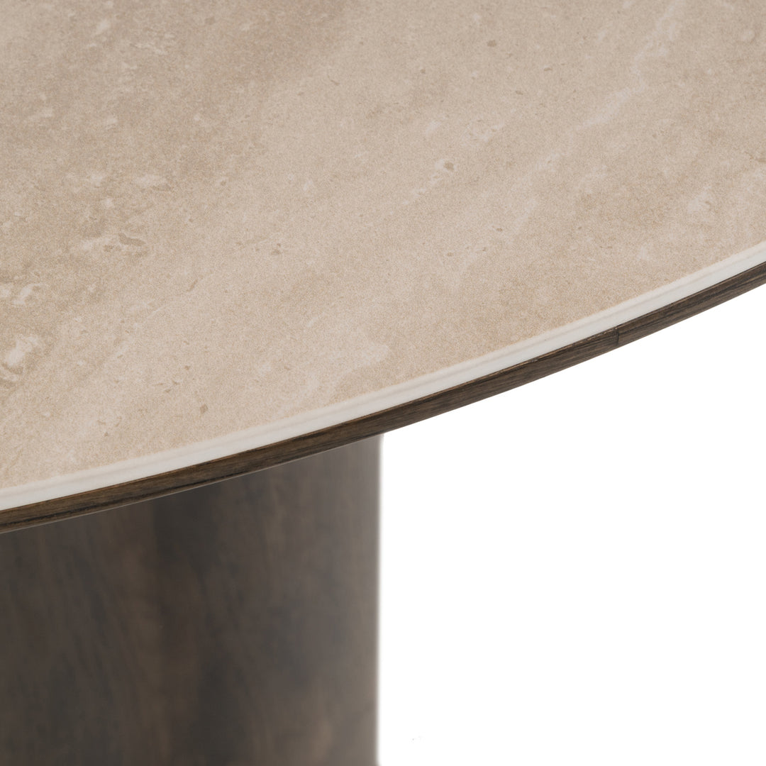 Dining table Ritz brown Ø120