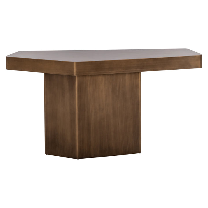 Richmond Wandtafel Hexa, geborsteld goudkleurig - productweergave | CéJor Wonen