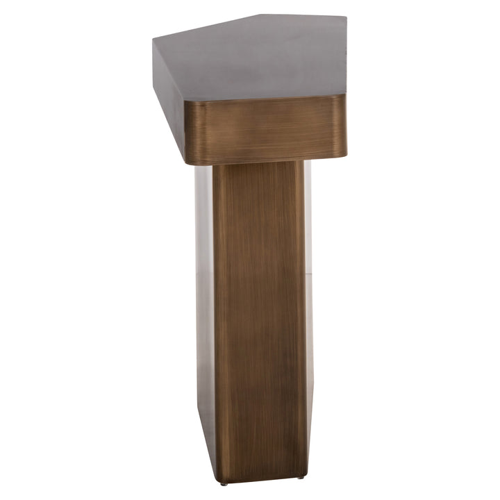 Richmond Wandtafel Hexa, geborsteld goudkleurig - productweergave | CéJor Wonen