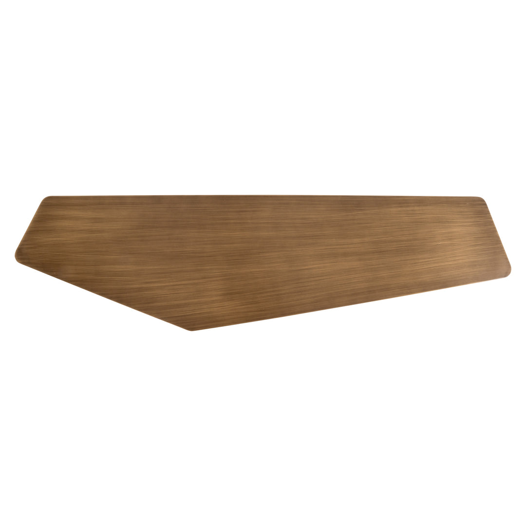 Richmond Wandtafel Hexa, geborsteld goudkleurig - productweergave | CéJor Wonen