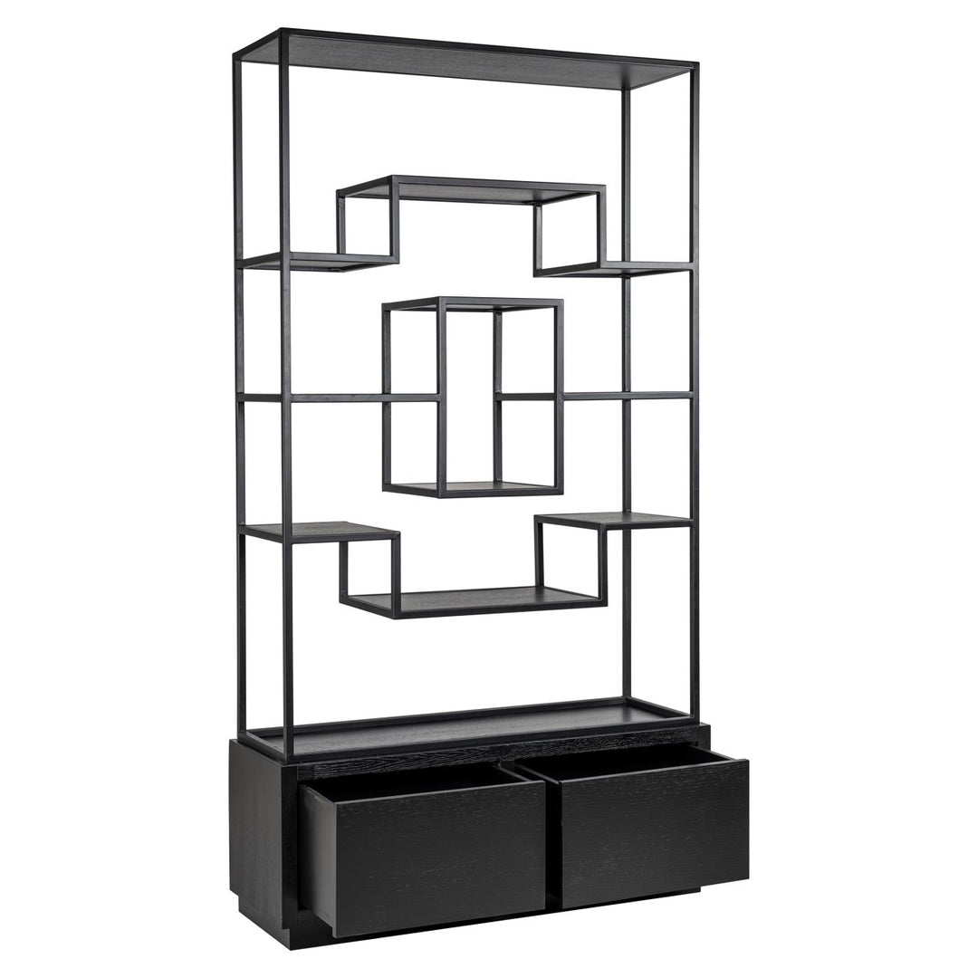 Bonvoy black wall cabinet
