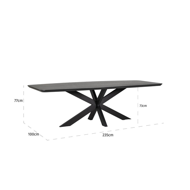 Dining table Bonvoy black 235
