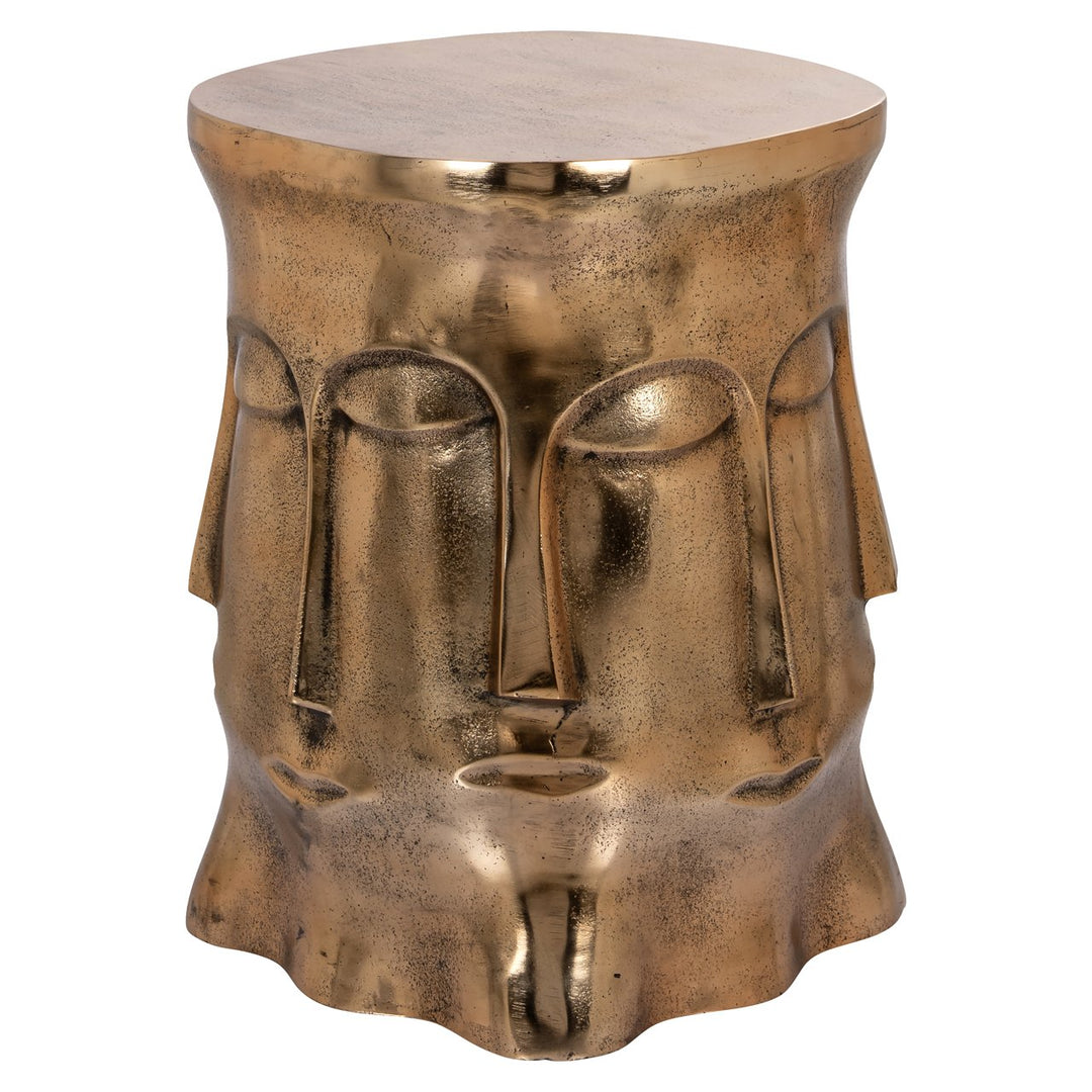 Side table Hedron gold