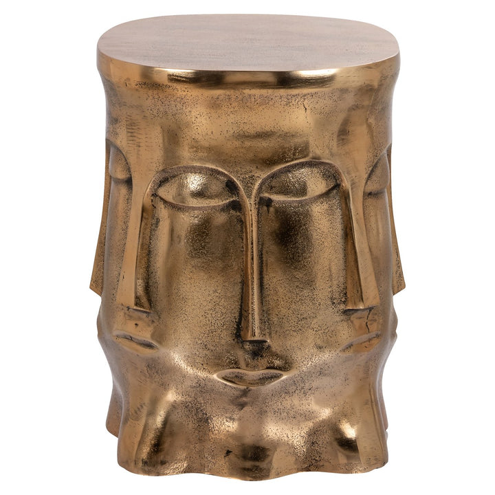 Side table Hedron gold