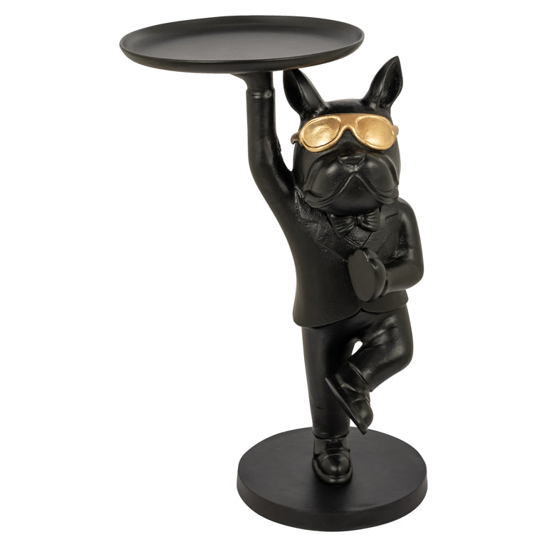 Side table Bullie (Zwart/goud)