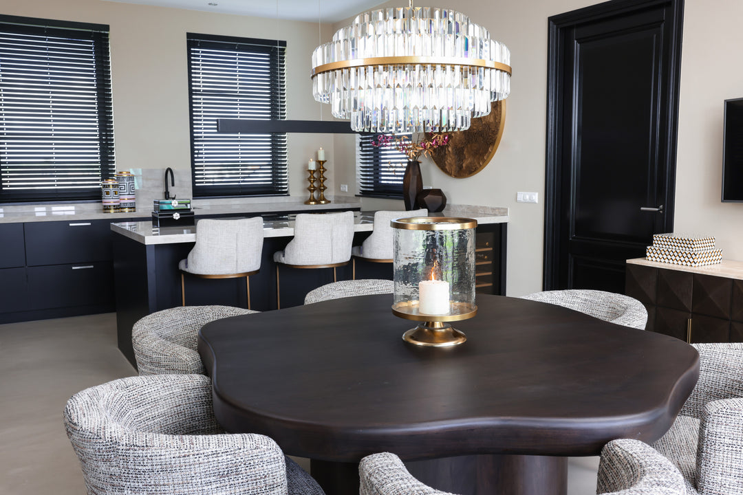 Eettafel Sherman dark brown 150