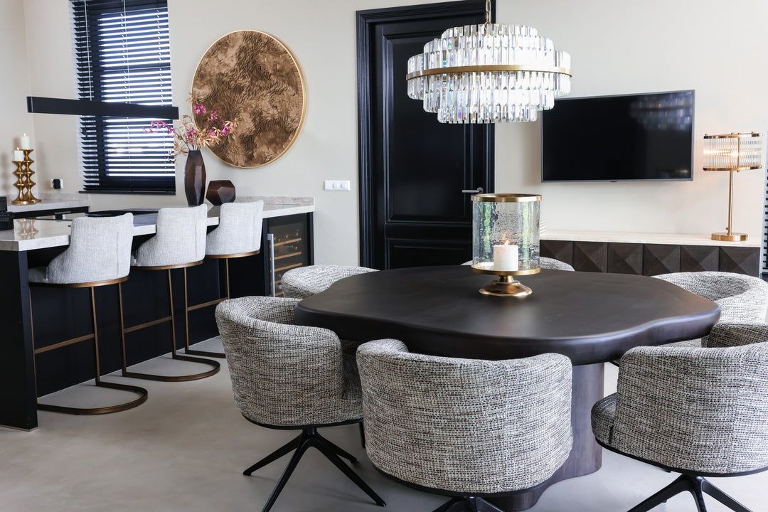 Eettafel Sherman dark brown 150
