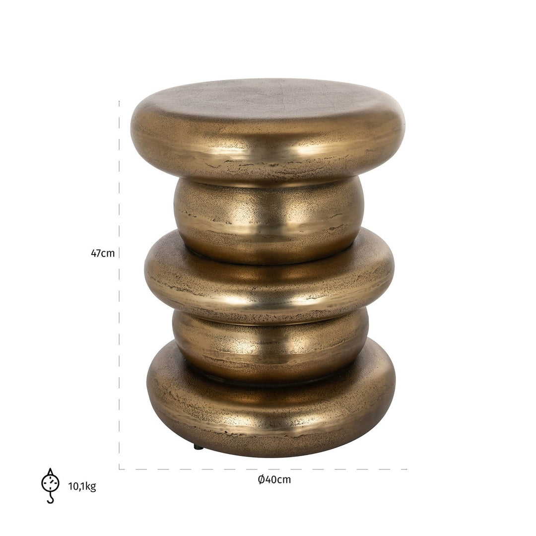 Side table Ela gold