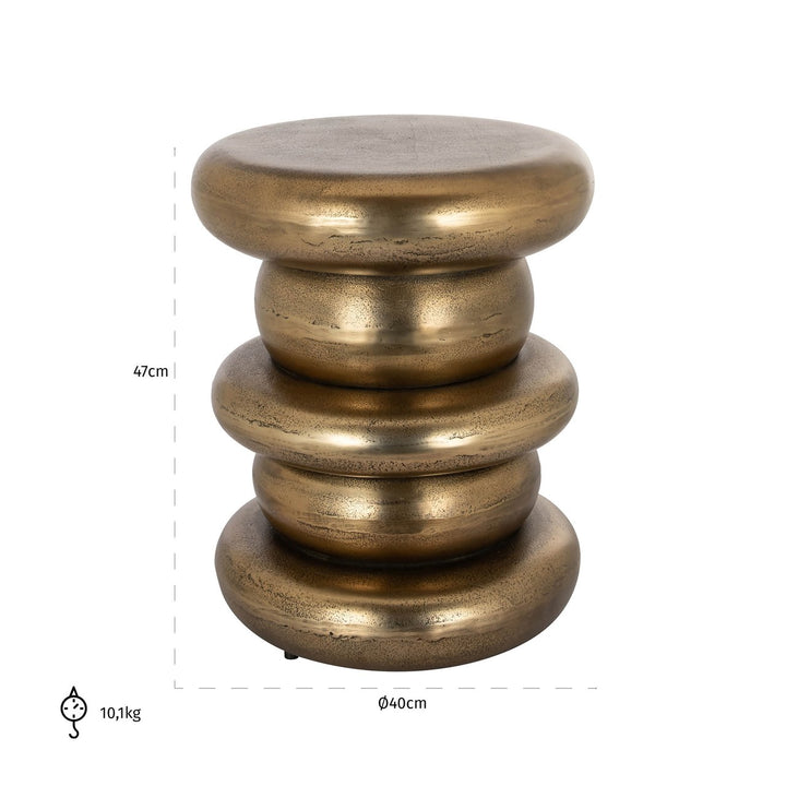 Side table Ela gold