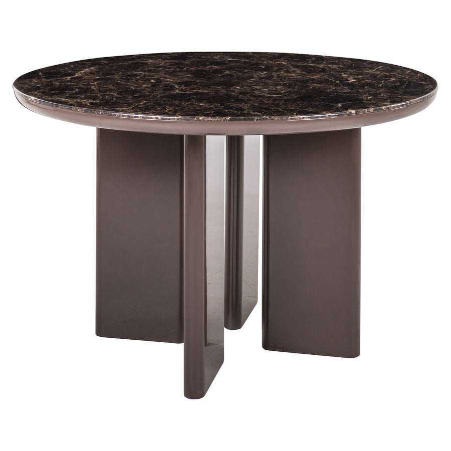 Richmond Eettafel Almundi Ø 120 cm, chocoladebruin - productweergave | CéJor Wonen