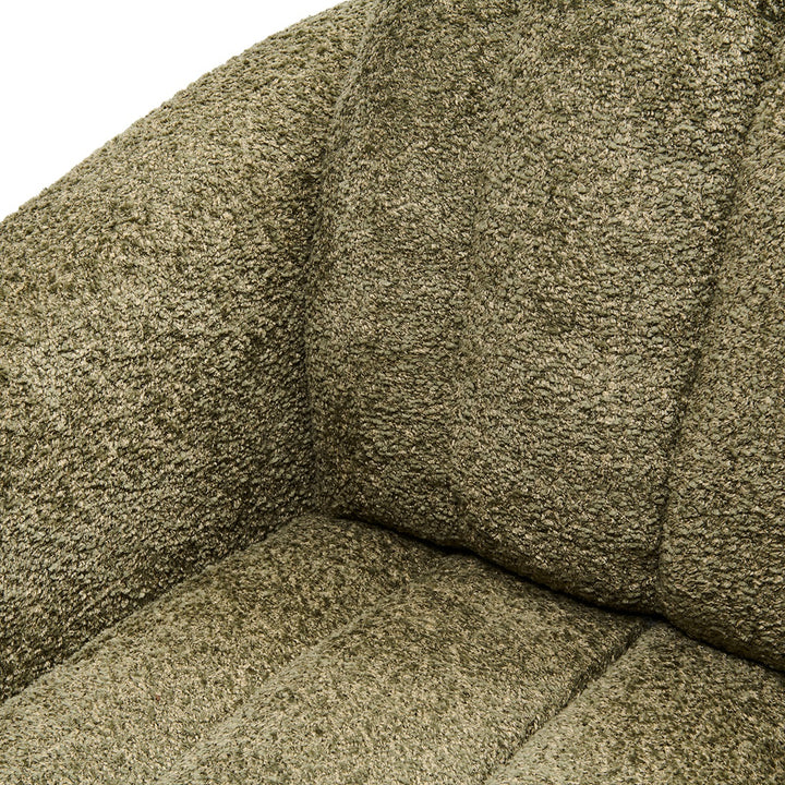 Rivièra Maison Scotia Swivel Armchair Vintage Velvet Forest Green