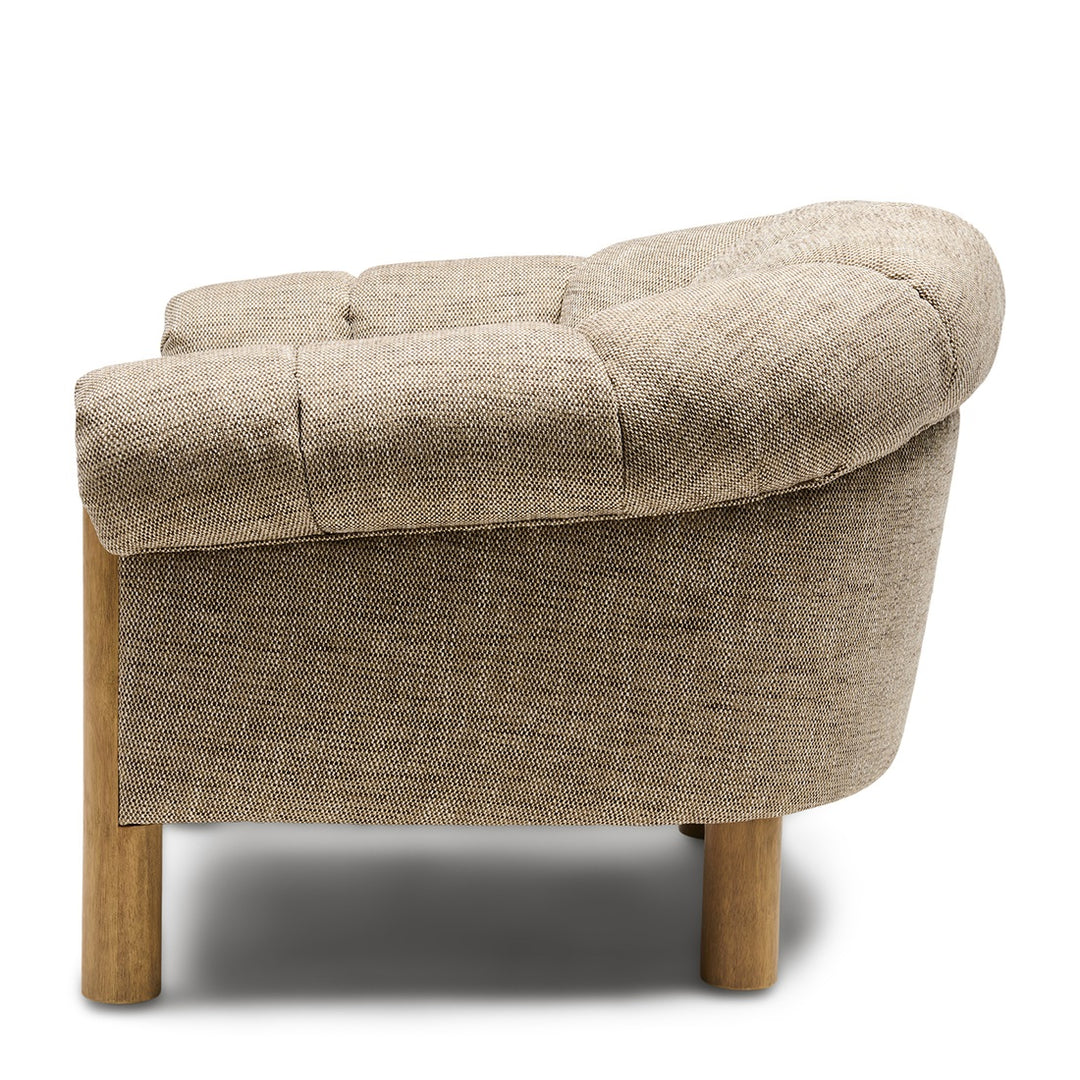 Rivièra Maison Rafal Lounge Sessel Two-Tone Weave Hellbraun