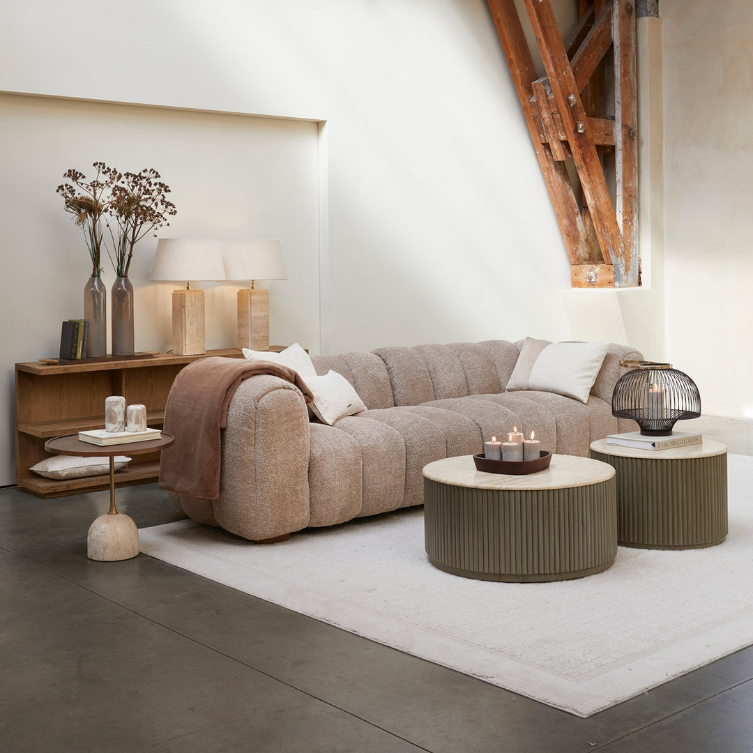 Vicenza Lounge-Sofa 3,5S Natur