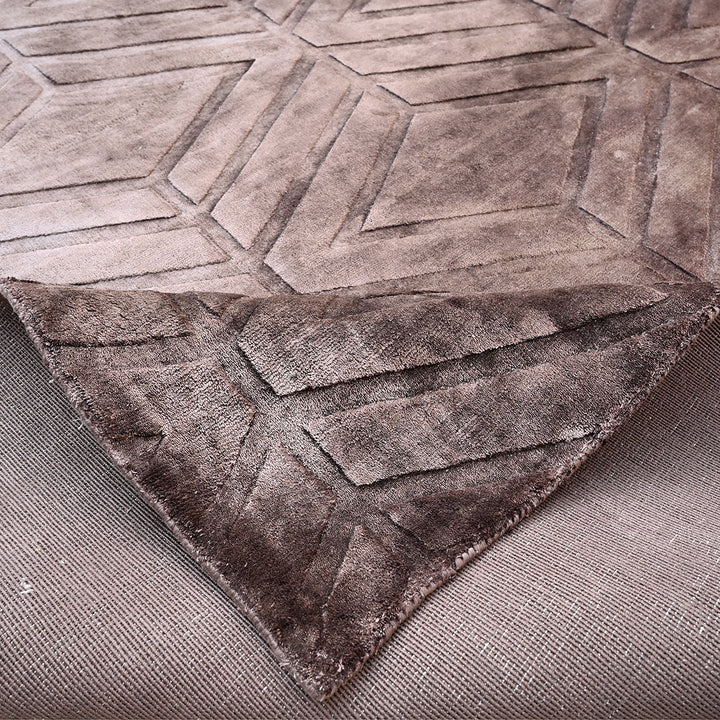 Tapijt Yoeri donkerbruin 200x300 (Bruin)