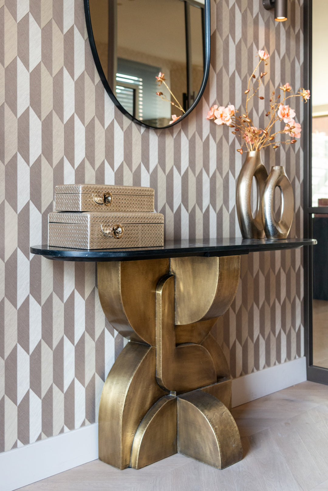 Console Maddox black/gold