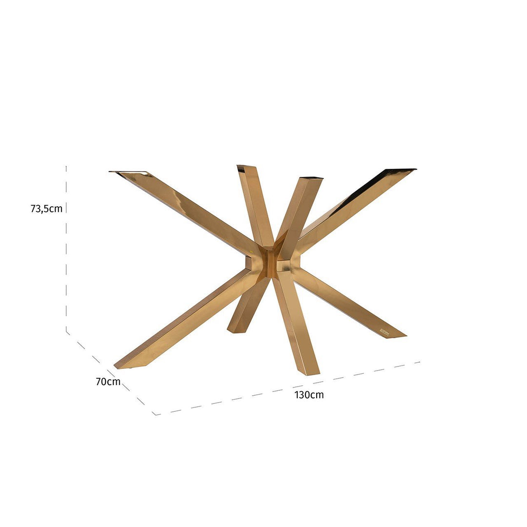 Dining table Matrix gold base