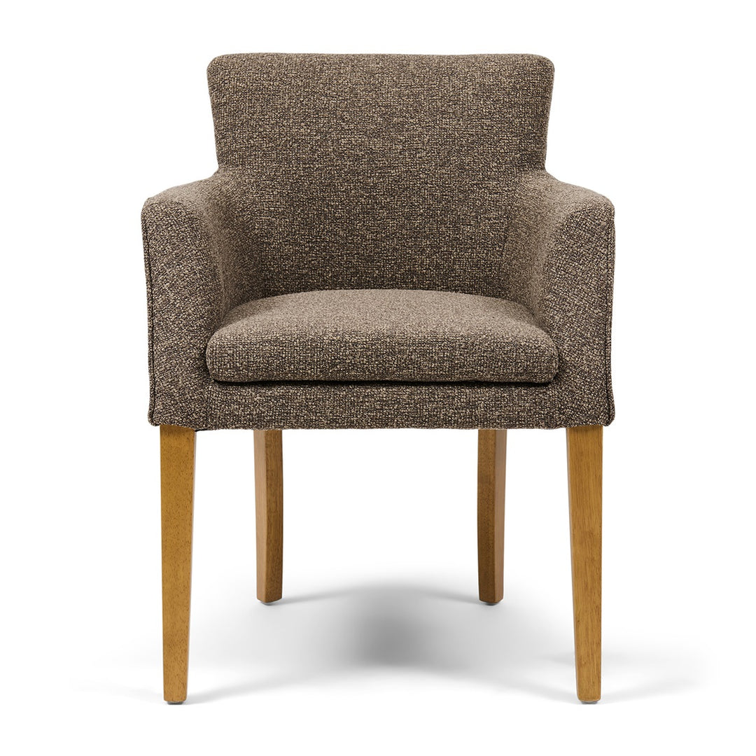 Waverly Dining Armchair; Mountain Weave Lush Brown