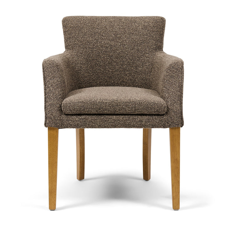 Waverly Dining Armchair; Mountain Weave Lush Brown