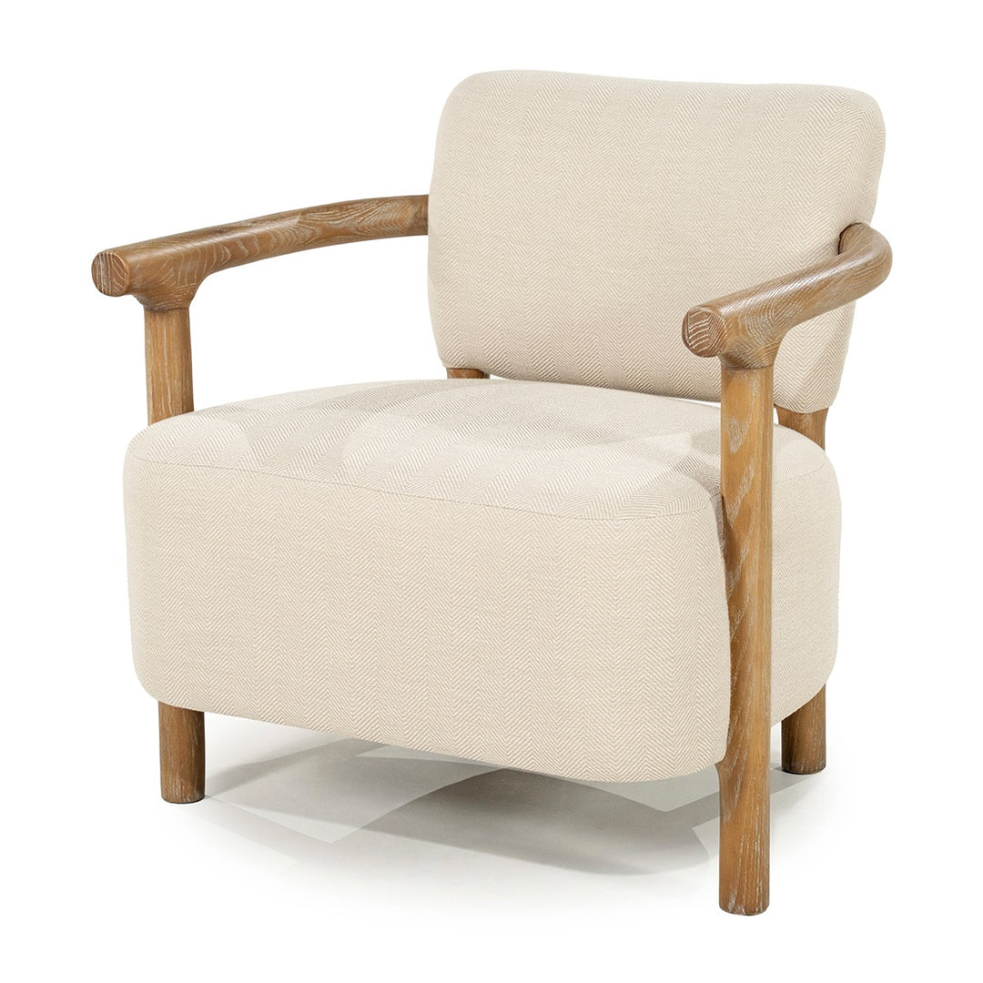 Rivièra Maison Glenn Armchair Herringbone Beige