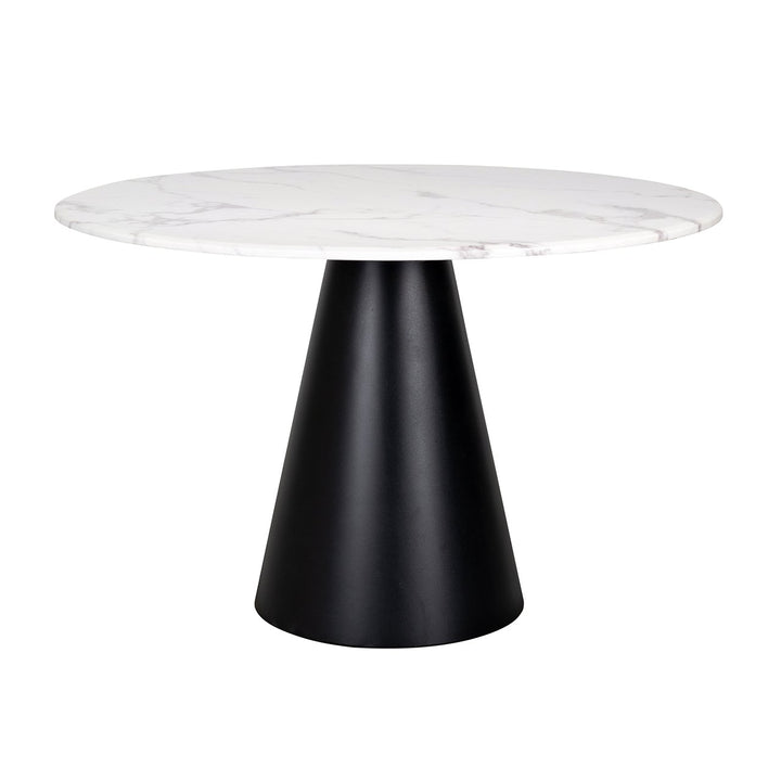 Dining table Degas white 120Ø