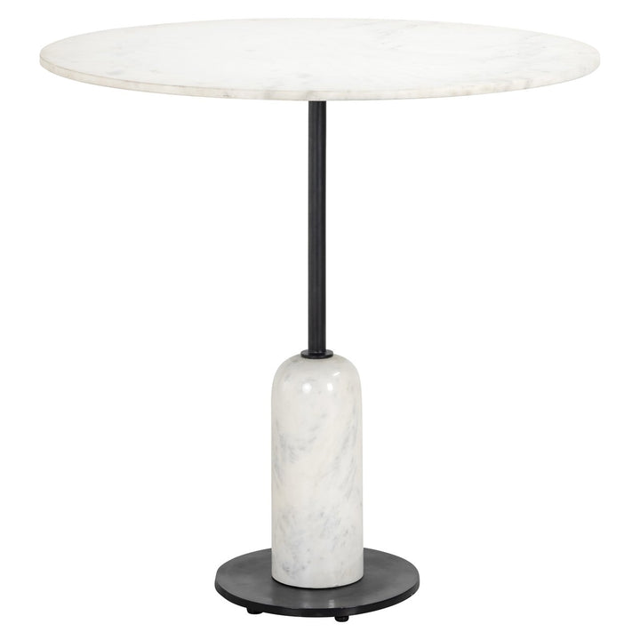 Dining table Jagger black/white 76.5Ø