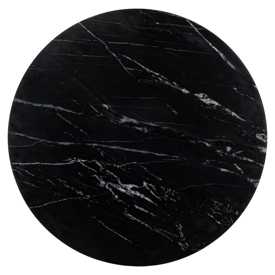 Bistro table Logan black/gold 75Ø