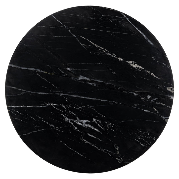 Bistro table Logan black/gold 75Ø