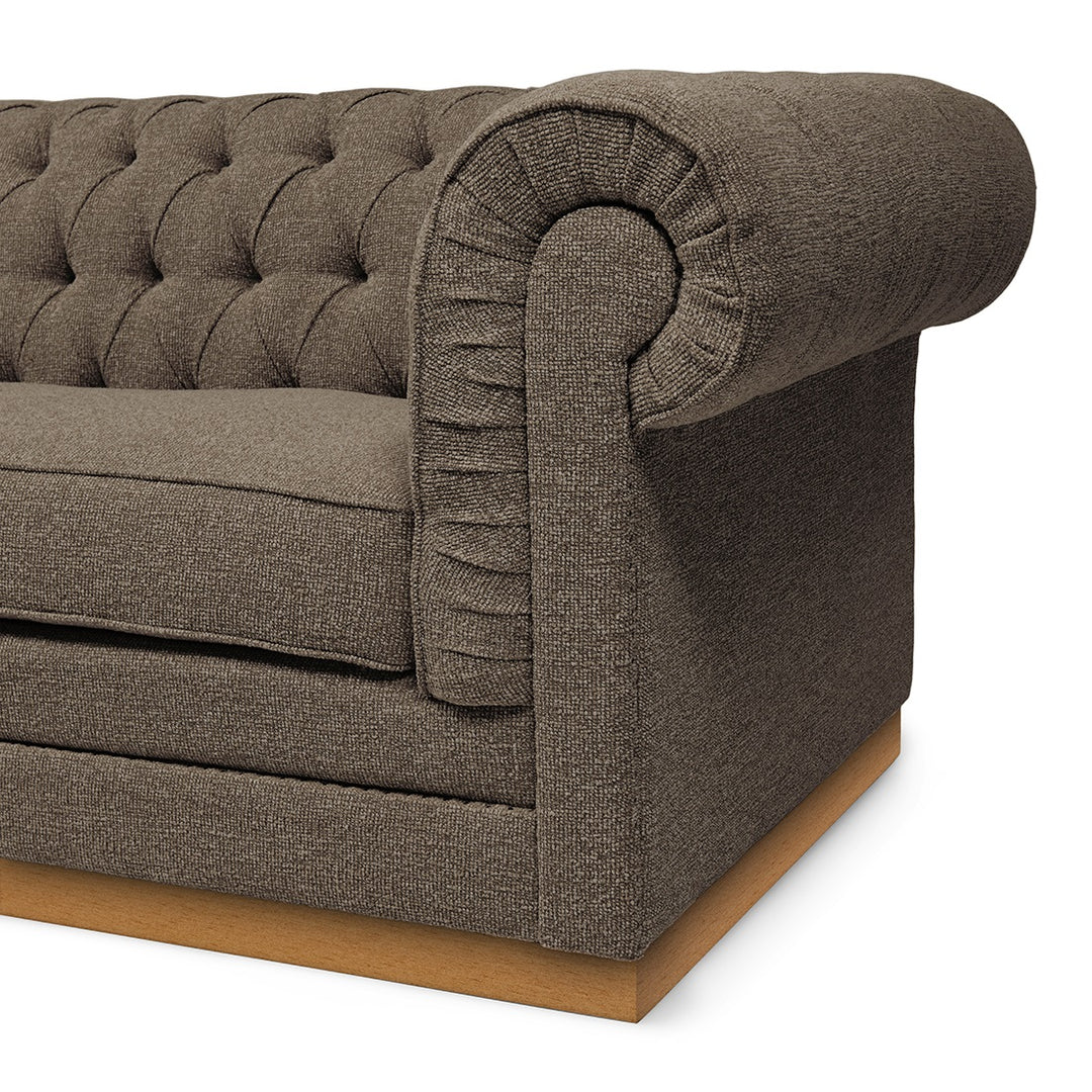 Rivièra Maison Crescent Sofa, Mountain Weave Lush Brown