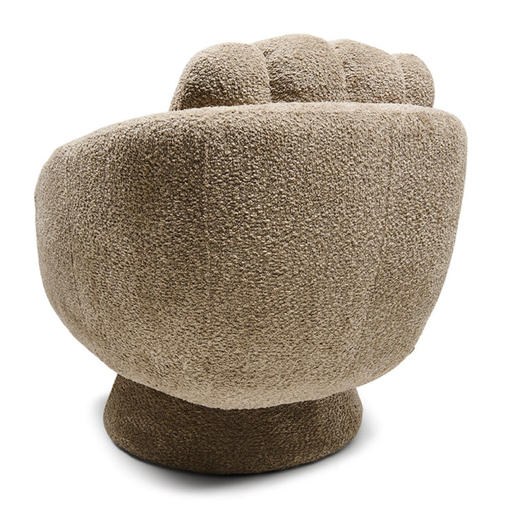 Rivièra Maison Scotia Swivel Armchair Vintage Velvet Sterling Silver