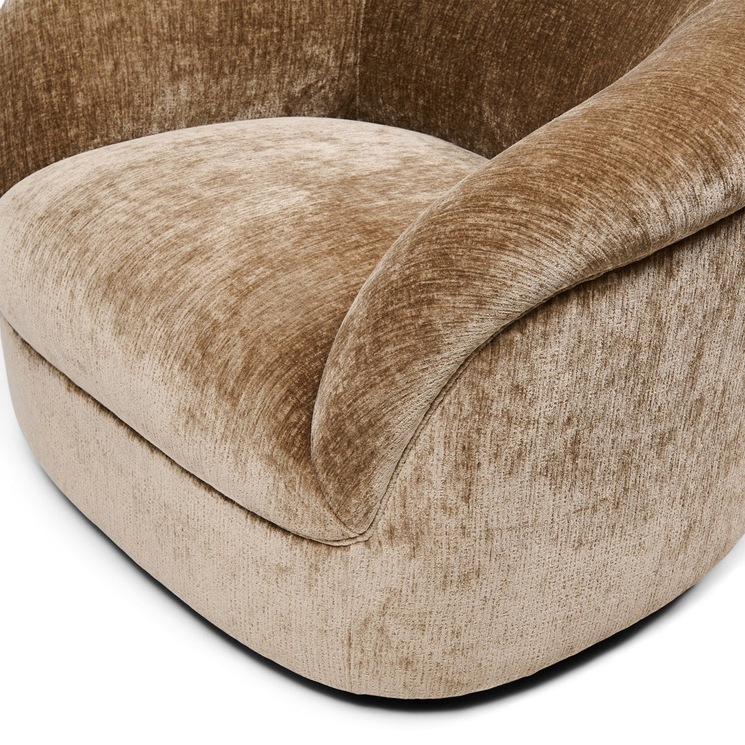 Cortona Swivel Armchair Mochaccino