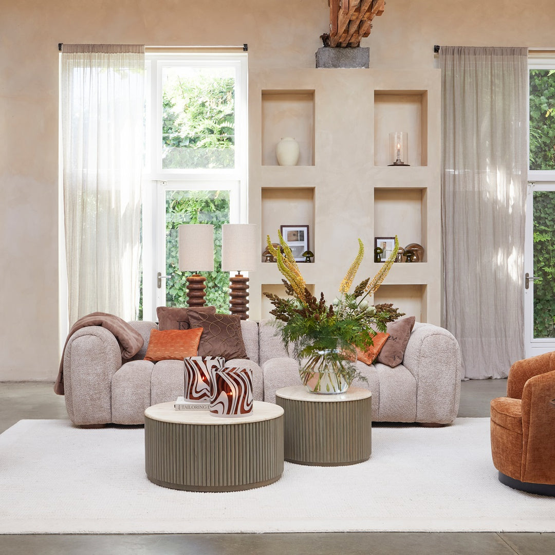 Vicenza Lounge-Sofa 3,5S Natur