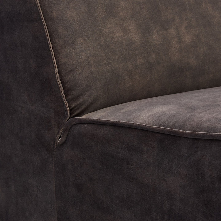 Rivièra Maison The Jagger Center 95cm velvet grimaldi grey