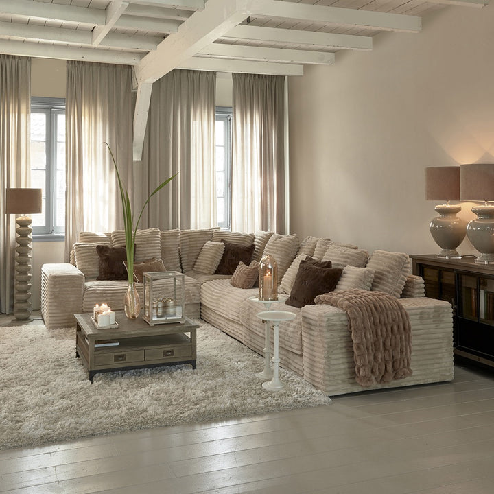 Rivièra Maison Modulares Sofa Vail Sitzelement Seal + Plaid