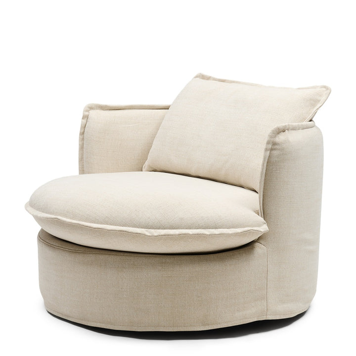 Rivièra Maison Alcudia Lounge Sessel Classic Linen Dune Natural