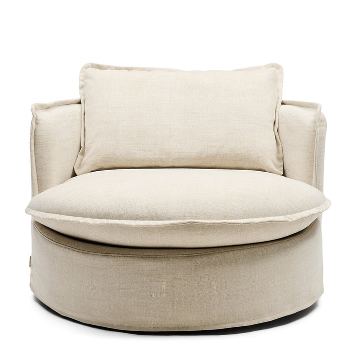Rivièra Maison Alcudia Lounge Sessel Classic Linen Dune Natural
