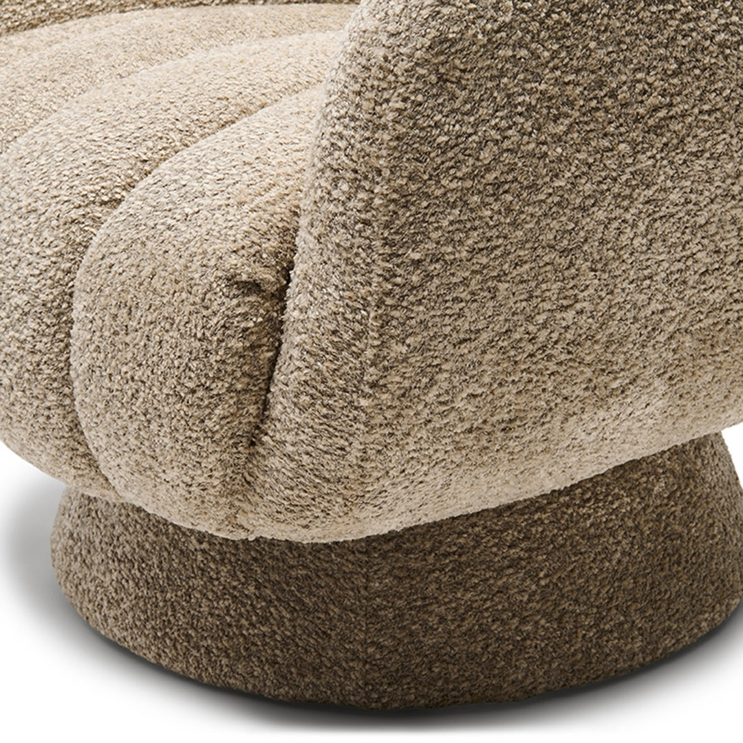 Rivièra Maison Scotia Swivel Armchair Vintage Velvet Sterling Silver