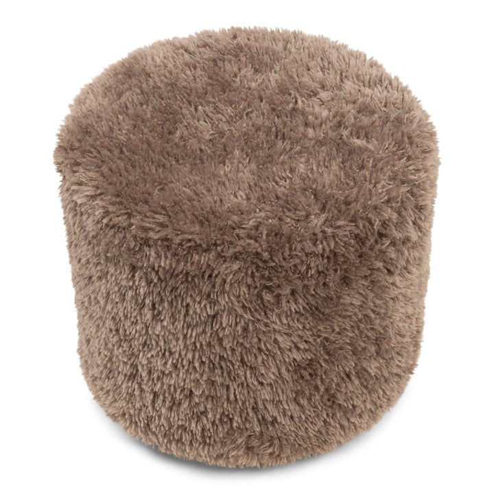 Bowery Footstool Raccoon Taupe