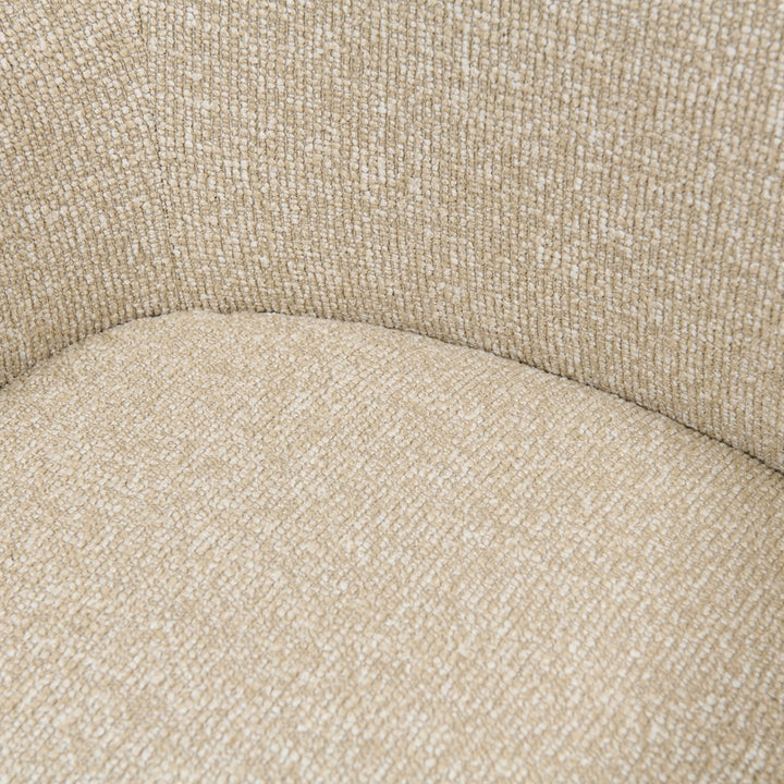 Waverly Dining Armchair; Mountain Weave Dune Sand