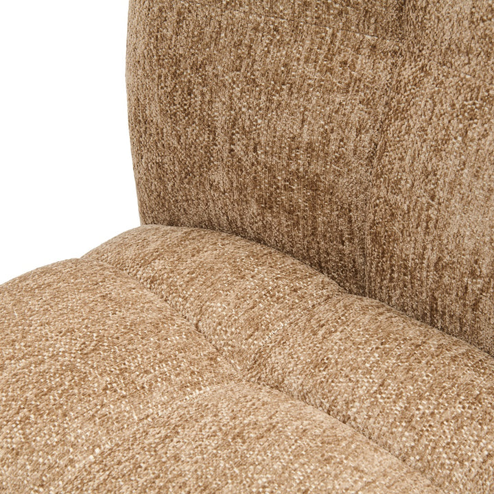 Rivièra Maison Davos Dining Chair w/wheels, Soft Weave Warm Taupe