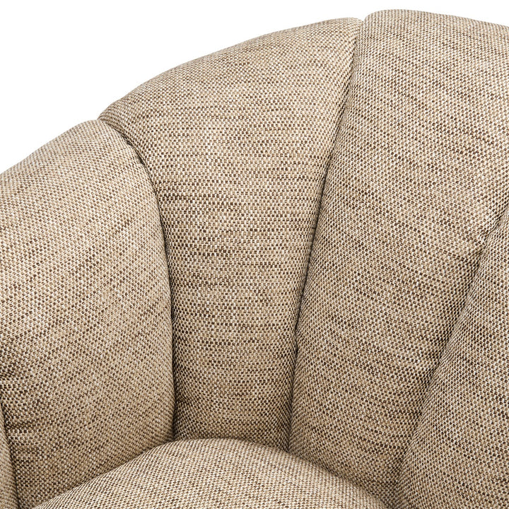 Rivièra Maison Rafal Lounge Sessel Two-Tone Weave Hellbraun