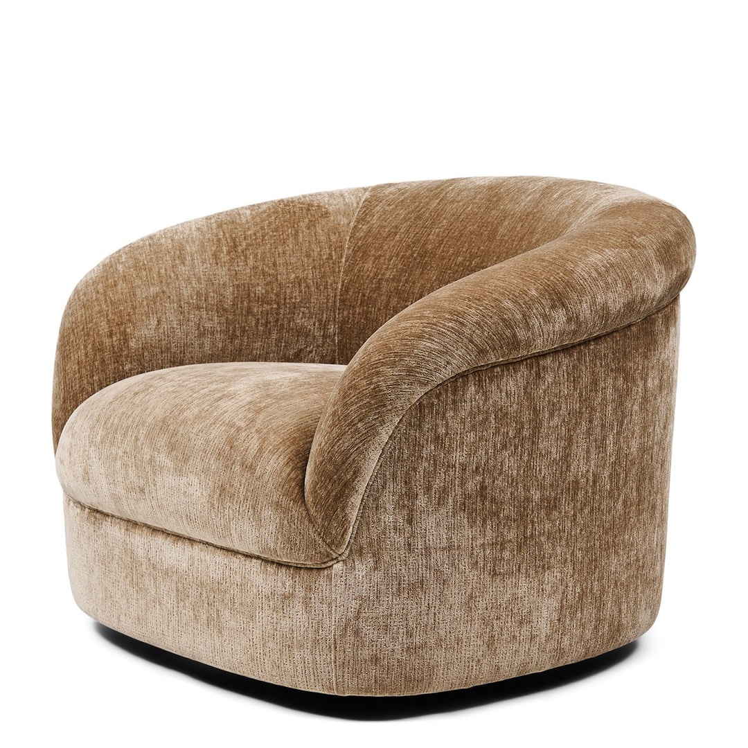 Cortona Swivel Armchair Mochaccino