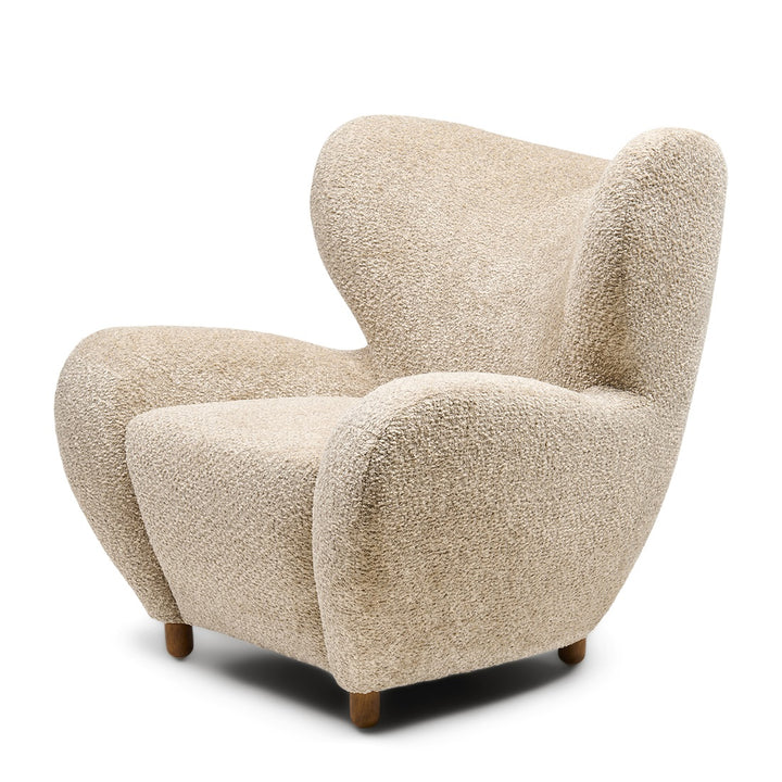 Rivièra Maison Courchevel Wing Chair Vintage Velvet Sterling Silver