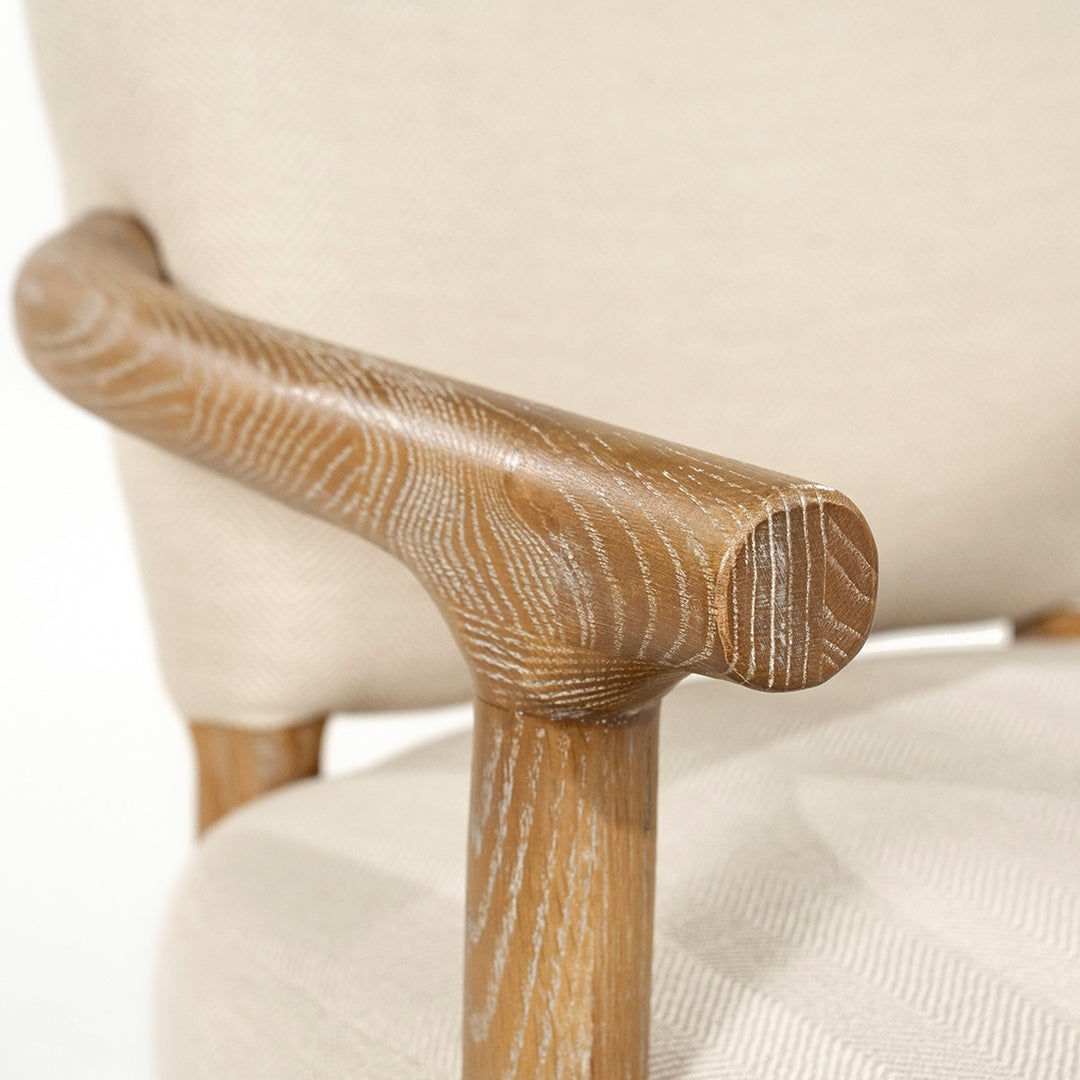 Rivièra Maison Glenn Armchair Herringbone Beige